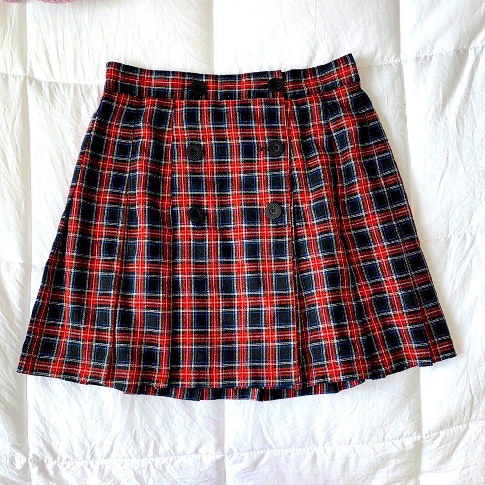 Plaid School Girl Skirt